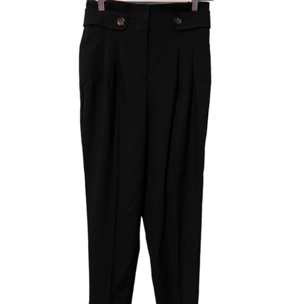 Ann Taylor Black Trousers High Rise Pants Size 0